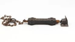 Victorian Cast Iron Spring Loaded Surface Door Bolt With Chain 10 Victorian Cast Iron Spring Loaded Surface Door Bolt With Chain -OGT Sale Store q284730 04
