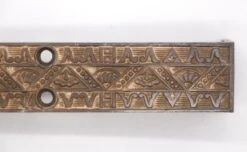 Antique 24 In. Recessed Aesthetic Bronze Floor Door Bolt -OGT Sale Store q284734 04