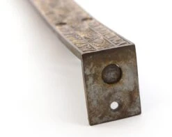 Antique 24 In. Recessed Aesthetic Bronze Floor Door Bolt -OGT Sale Store q284734 08