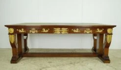 Antique French Empire Mahogany Gilt Bronze Gentleman’s Desk 24 Antique French Empire Mahogany Gilt Bronze Gentleman’s Desk -OGT Sale Store q284744 07