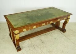 Antique French Empire Mahogany Gilt Bronze Gentleman’s Desk 32 Antique French Empire Mahogany Gilt Bronze Gentleman’s Desk -OGT Sale Store q284744 15