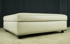 Contemporary White Leather Square Maxalto Italian Apta Ottoman 17 Contemporary White Leather Square Maxalto Italian Apta Ottoman -OGT Sale Store q284749 06