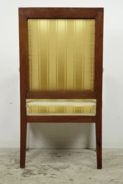 Antique French Empire Figural Gilt Brass Mahogany Armchair 28 Antique French Empire Figural Gilt Brass Mahogany Armchair -OGT Sale Store q284762 13