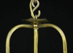 Traditional 3 Arm Brass & Glass Hexagonal Lantern Pendant Light 19 Traditional 3 Arm Brass & Glass Hexagonal Lantern Pendant Light -OGT Sale Store q284793 07