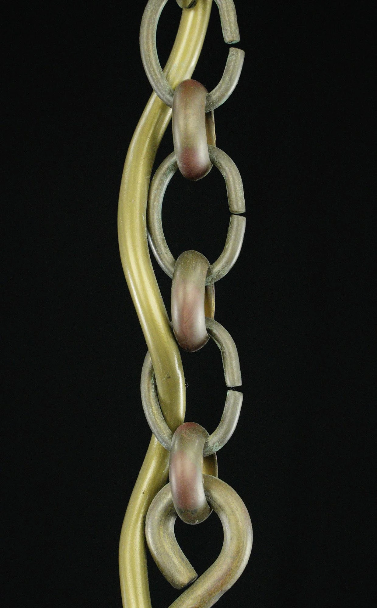 Traditional 3 Arm Brass & Glass Hexagonal Lantern Pendant Light 10 Traditional 3 Arm Brass & Glass Hexagonal Lantern Pendant Light - Image 8