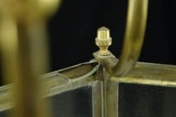 Traditional 3 Arm Brass & Glass Hexagonal Lantern Pendant Light 22 Traditional 3 Arm Brass & Glass Hexagonal Lantern Pendant Light -OGT Sale Store q284793 10