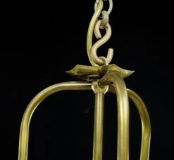 Traditional 3 Light Brass & Glass Hexagonal Lantern Pendant Light 18 Traditional 3 Light Brass & Glass Hexagonal Lantern Pendant Light -OGT Sale Store q284794 06