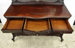 French Provincial 5 Drawer Beveled Mirror Mahogany Dresser 28 French Provincial 5 Drawer Beveled Mirror Mahogany Dresser -OGT Sale Store q284845 11