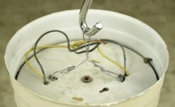 Antique Glass 8.75 In. Brass & Steel Flush Mount Light 15 Antique Glass 8.75 In. Brass & Steel Flush Mount Light -OGT Sale Store q284869 07