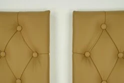 Pair Of Soundproof Tan Faux Leather Wall Panels 74.25 X 31.75 17 Pair Of Soundproof Tan Faux Leather Wall Panels 74.25 X 31.75 -OGT Sale Store q284888 05