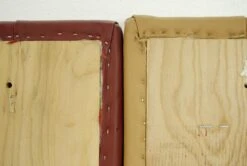 Set Of 3 Tan & Red Soundproof Faux Leather Wall Panels 37.25 X 19 21 Set Of 3 Tan & Red Soundproof Faux Leather Wall Panels 37.25 X 19 -OGT Sale Store q284889 08