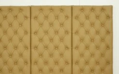 Set Of 4 Soundproof Tan Faux Leather Wall Panels 48.125 X 19.5 20 Set Of 4 Soundproof Tan Faux Leather Wall Panels 48.125 X 19.5 -OGT Sale Store q284891 05