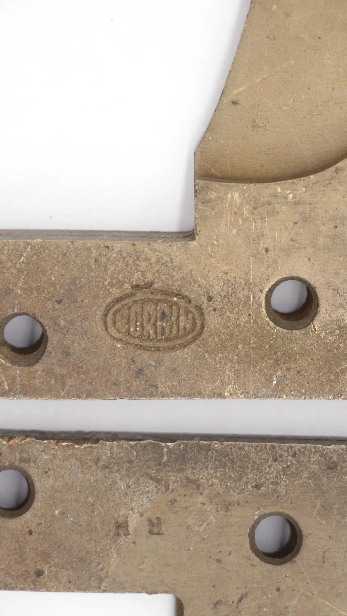 Pair Of Vintage 7 X 6 Corbin Brushed Brass Right Hand Olive Door Hinges 7 Pair Of Vintage 7 X 6 Corbin Brushed Brass Right Hand Olive Door Hinges - Image 5