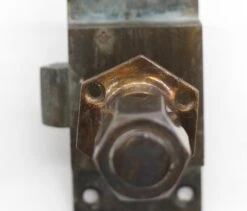 Vintage Brass Hexagonal Shaped Cabinet Door Latch And Knob 16 Vintage Brass Hexagonal Shaped Cabinet Door Latch And Knob -OGT Sale Store q285002 04