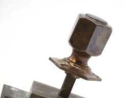 Vintage Brass Hexagonal Shaped Cabinet Door Latch And Knob 19 Vintage Brass Hexagonal Shaped Cabinet Door Latch And Knob -OGT Sale Store q285002 07