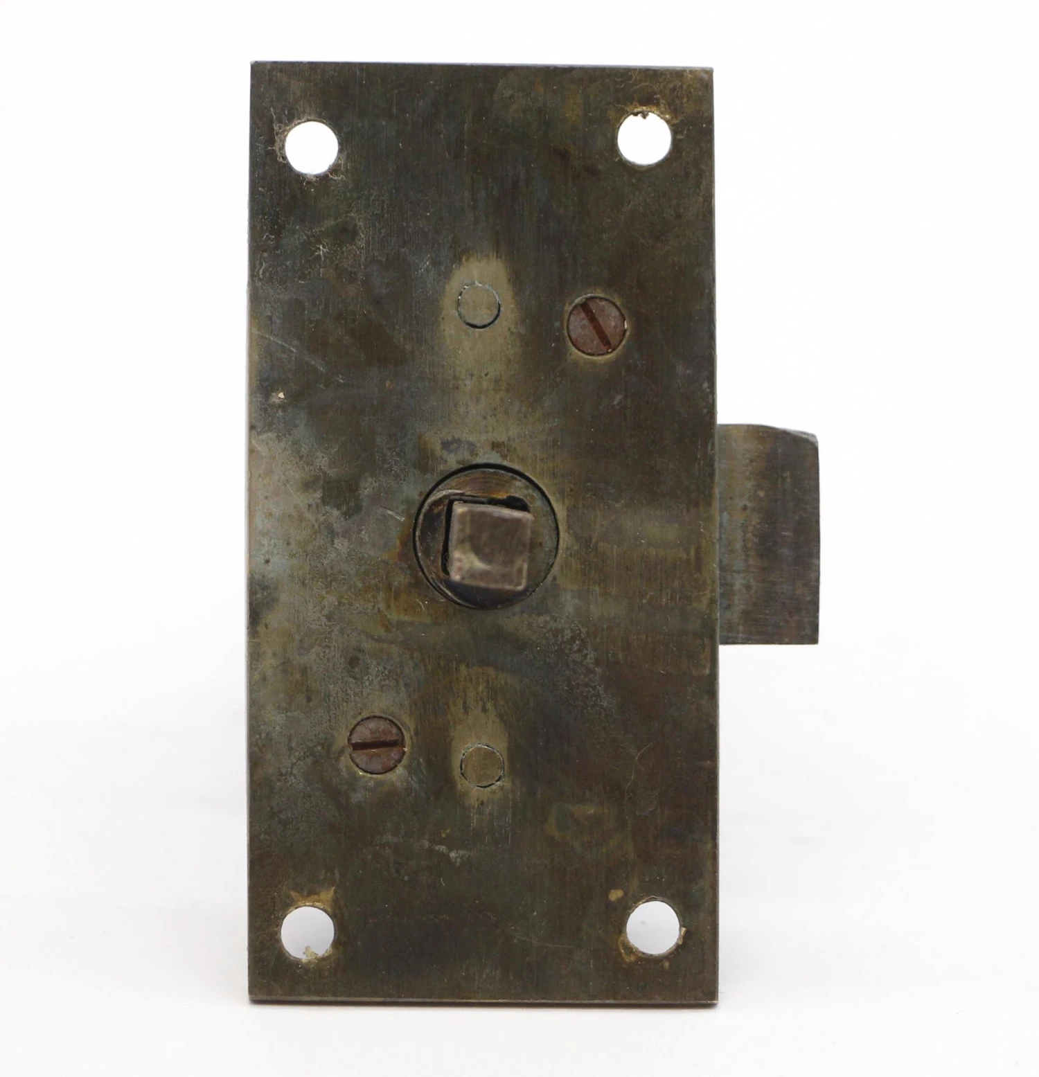 Vintage Brass Hexagonal Shaped Cabinet Door Latch And Knob 10 Vintage Brass Hexagonal Shaped Cabinet Door Latch And Knob - Image 8