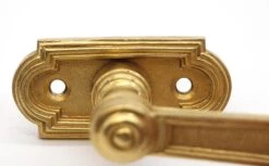 French Gold Plated Brass Dummy Lever Door Handle Set -OGT Sale Store q285017 07