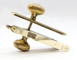 Traditional Braided Polished Brass Oval Door Knob Lock Passage Set 16 Traditional Braided Polished Brass Oval Door Knob Lock Passage Set -OGT Sale Store q285022 04