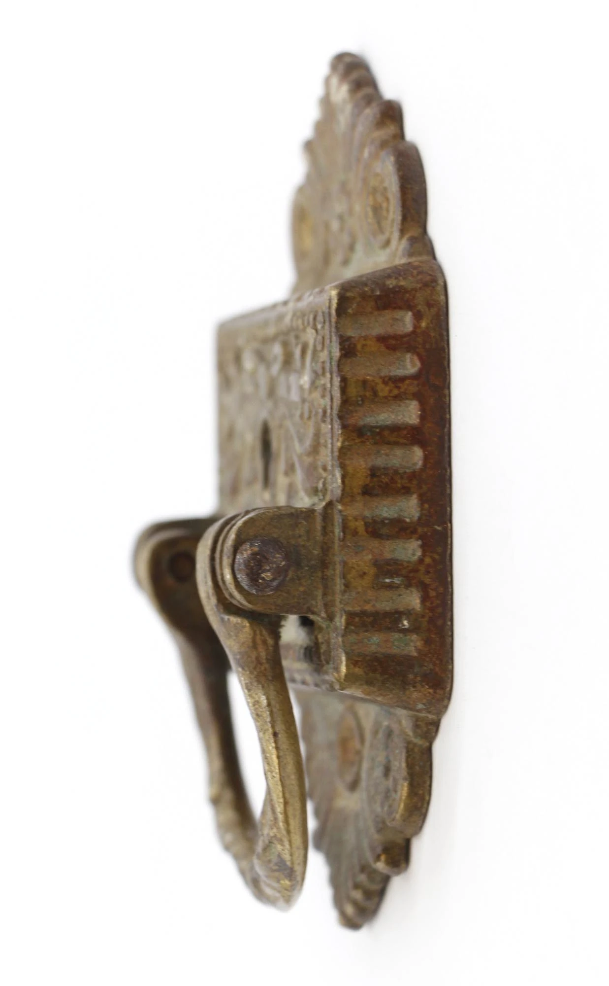 Antique Bronze Victorian Left Hand Ice Box Latch 7 Antique Bronze Victorian Left Hand Ice Box Latch - Image 5