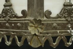 Antique Gothic Slag Glass Lantern Pendant Light 18 Antique Gothic Slag Glass Lantern Pendant Light -OGT Sale Store q285052 05