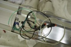 Mid Century Aluminum Squares Glass Bathroom Wall Sconce 19 Mid Century Aluminum Squares Glass Bathroom Wall Sconce -OGT Sale Store q285073 09