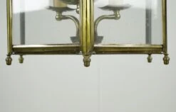 Vintage Traditional Brass Clear Glass Lantern Pendant Light 18 Vintage Traditional Brass Clear Glass Lantern Pendant Light -OGT Sale Store q285075 04