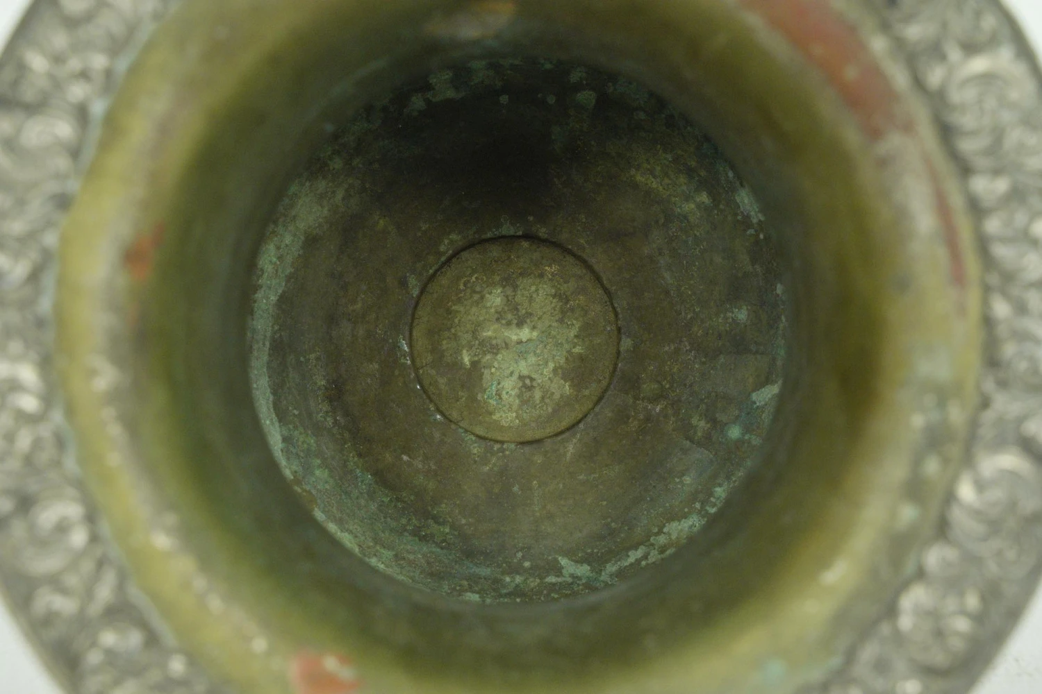 Silver Plated Copper Urn With Ornate Handles 11 Silver Plated Copper Urn With Ornate Handles - Image 9