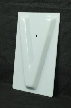 The Albee Theater 10.75 In. White Glass V Letter 14 The Albee Theater 10.75 In. White Glass V Letter -OGT Sale Store q285151 05