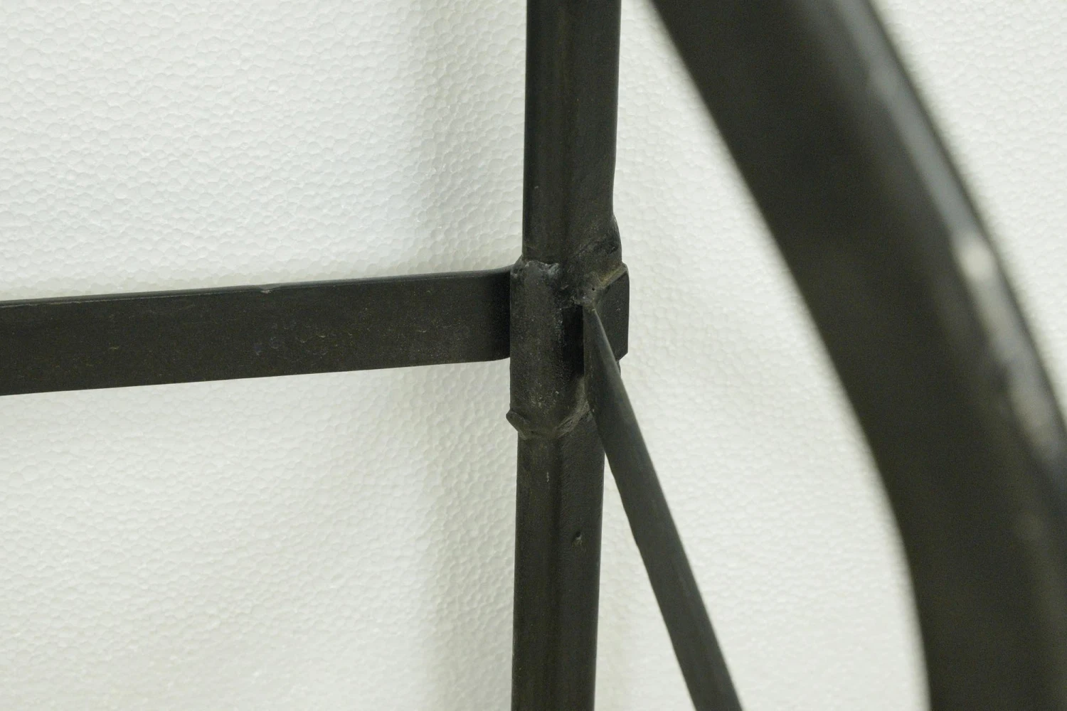 Vintage Adjustable Steel & Teak Wood Bar Stool 8 Vintage Adjustable Steel & Teak Wood Bar Stool - Image 6