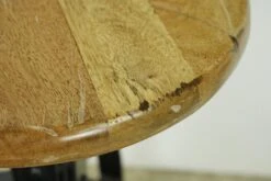 Industrial Adjustable Black Steel Teak Seat Counter Stool 16 Industrial Adjustable Black Steel Teak Seat Counter Stool -OGT Sale Store q285173 07