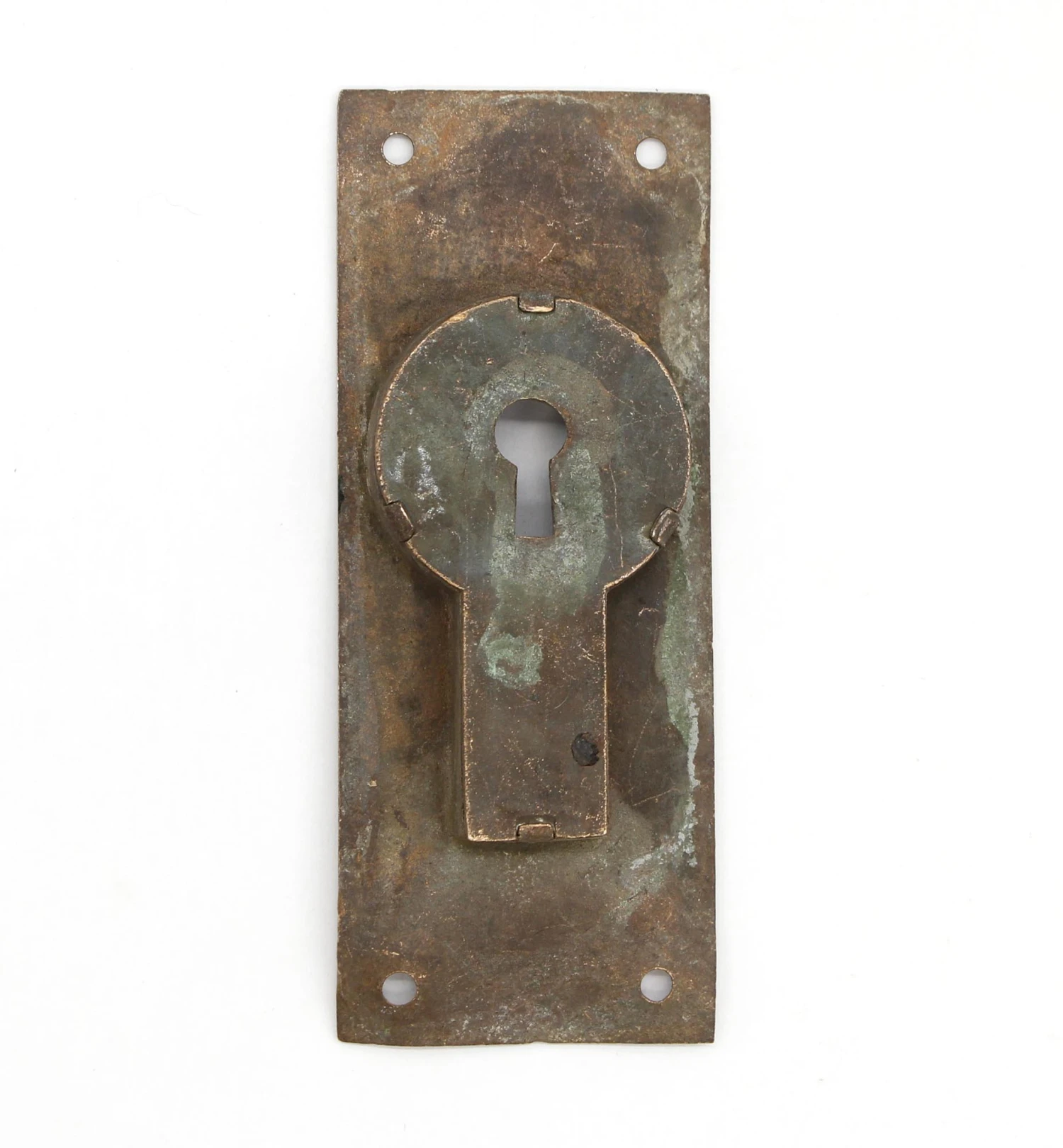 Vintage 6 In. Traditional Brass Pocket Door Plate 6 Vintage 6 In. Traditional Brass Pocket Door Plate - Image 4