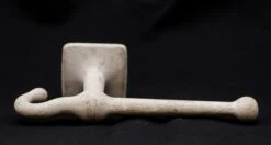 Vintage Cast Iron White Painted Flush Mount Wall Hook 15 Vintage Cast Iron White Painted Flush Mount Wall Hook -OGT Sale Store q285313 04