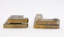 Pair Of 3 In. Left Polished Brass Swinging Door Pivot Hinges 9 Pair Of 3 In. Left Polished Brass Swinging Door Pivot Hinges -OGT Sale Store q285357 04