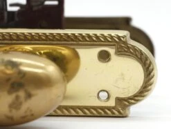 Traditional Oval Brass Door Knob & Privacy Lock Door Set -OGT Sale Store q285371 06
