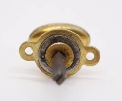 Gilded Brass Oval Textured Privacy Thumb Turn -OGT Sale Store q285376 05