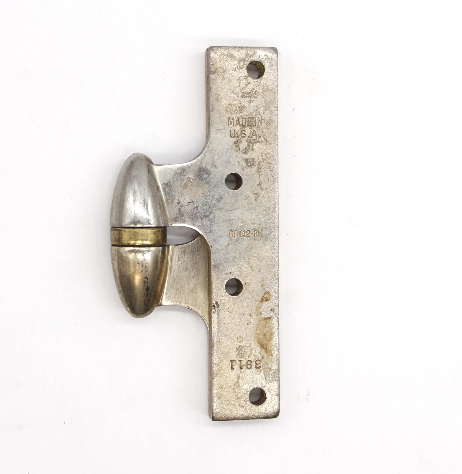 Stanley Polished Brass Right 6 X 4.5 Olive Door Hinge 6 Stanley Polished Brass Right 6 X 4.5 Olive Door Hinge - Image 4