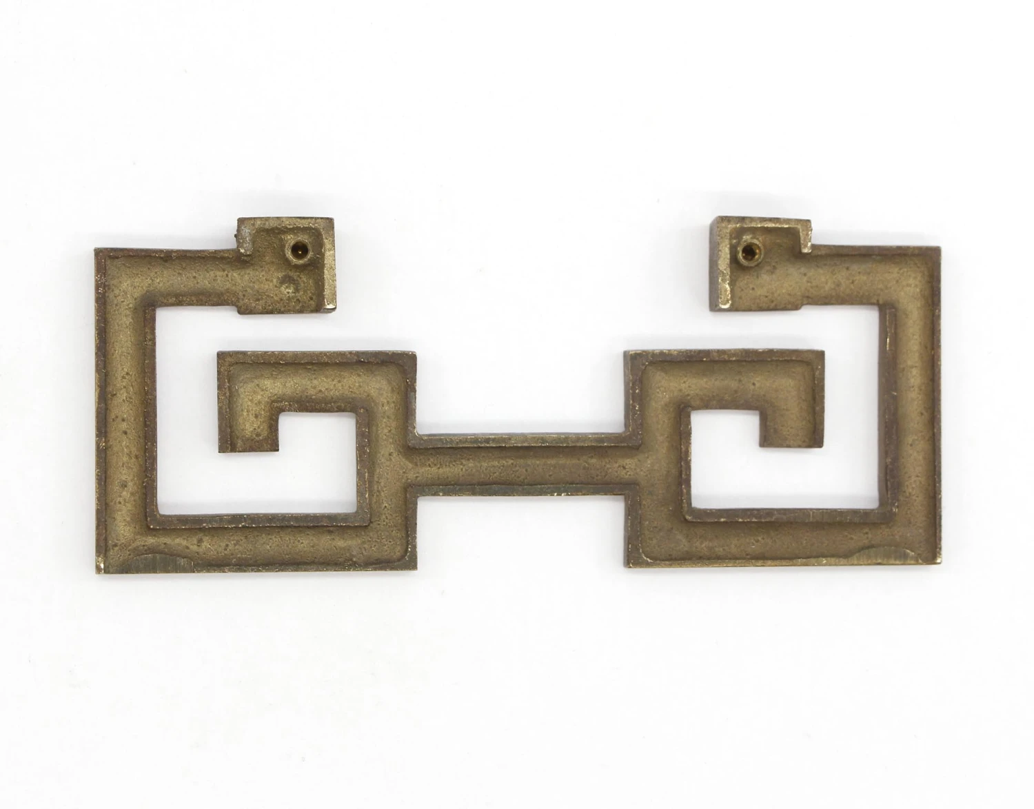 Vintage One Sided Bronze Greek Key Applique 6 Vintage One Sided Bronze Greek Key Applique - Image 4