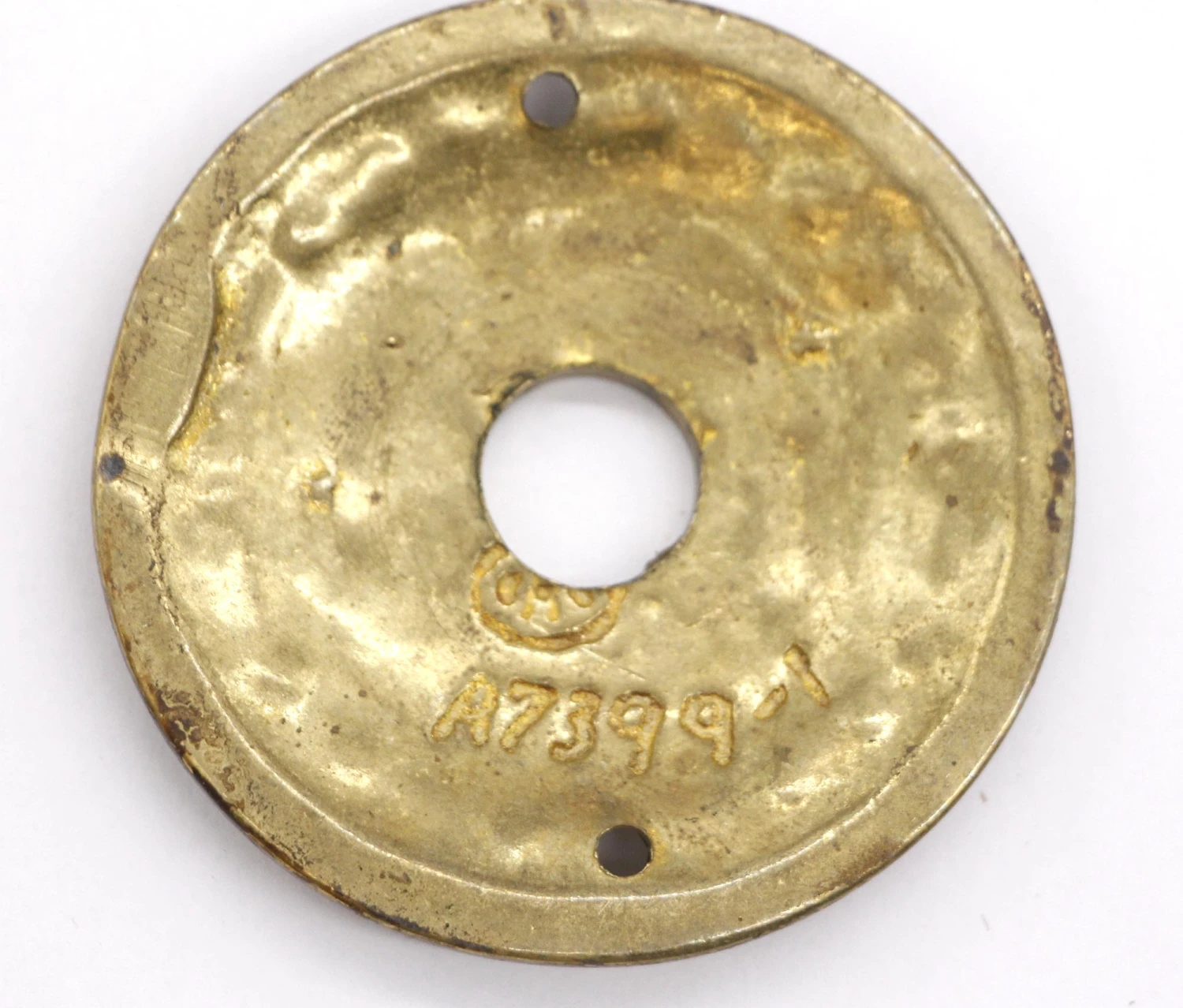 Antique Ornate Solid Brass Russwin Right Door Rim Lock & Knob Set 17 Antique Ornate Solid Brass Russwin Right Door Rim Lock & Knob Set - Image 15