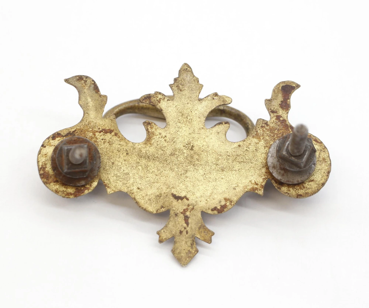 Vintage 3.875 In. Brass Traditional Chippendale Drawer Bail Pull 6 Vintage 3.875 In. Brass Traditional Chippendale Drawer Bail Pull - Image 4