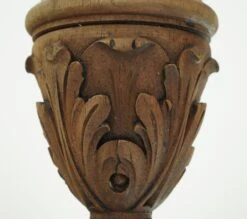 Reclaimed Hand Carved Acanthus Leaf Pine Finial 19 Reclaimed Hand Carved Acanthus Leaf Pine Finial -OGT Sale Store q285454 09