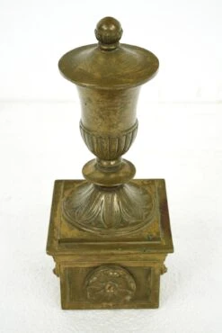 Reclaimed 8.75 In. Cast Bronze Urn Finial For Newel Post 18 Reclaimed 8.75 In. Cast Bronze Urn Finial For Newel Post -OGT Sale Store q285467 04