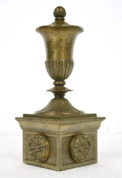 Reclaimed 8.75 In. Cast Bronze Urn Finial For Newel Post 19 Reclaimed 8.75 In. Cast Bronze Urn Finial For Newel Post -OGT Sale Store q285467 05