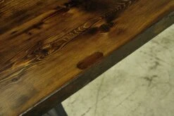 Handcrafted 8 Ft. Pine Cast Iron Brooklyn Legs Dining Farm Table 19 Handcrafted 8 Ft. Pine Cast Iron Brooklyn Legs Dining Farm Table -OGT Sale Store q285481 09