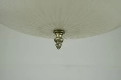 Modern White Etched Glass Dish Brass Pole Pendant Light 16 Modern White Etched Glass Dish Brass Pole Pendant Light -OGT Sale Store q285502 05