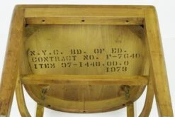 1970s New York Board Of Education Wood Slatted Chair 15 1970s New York Board Of Education Wood Slatted Chair -OGT Sale Store q285507 07