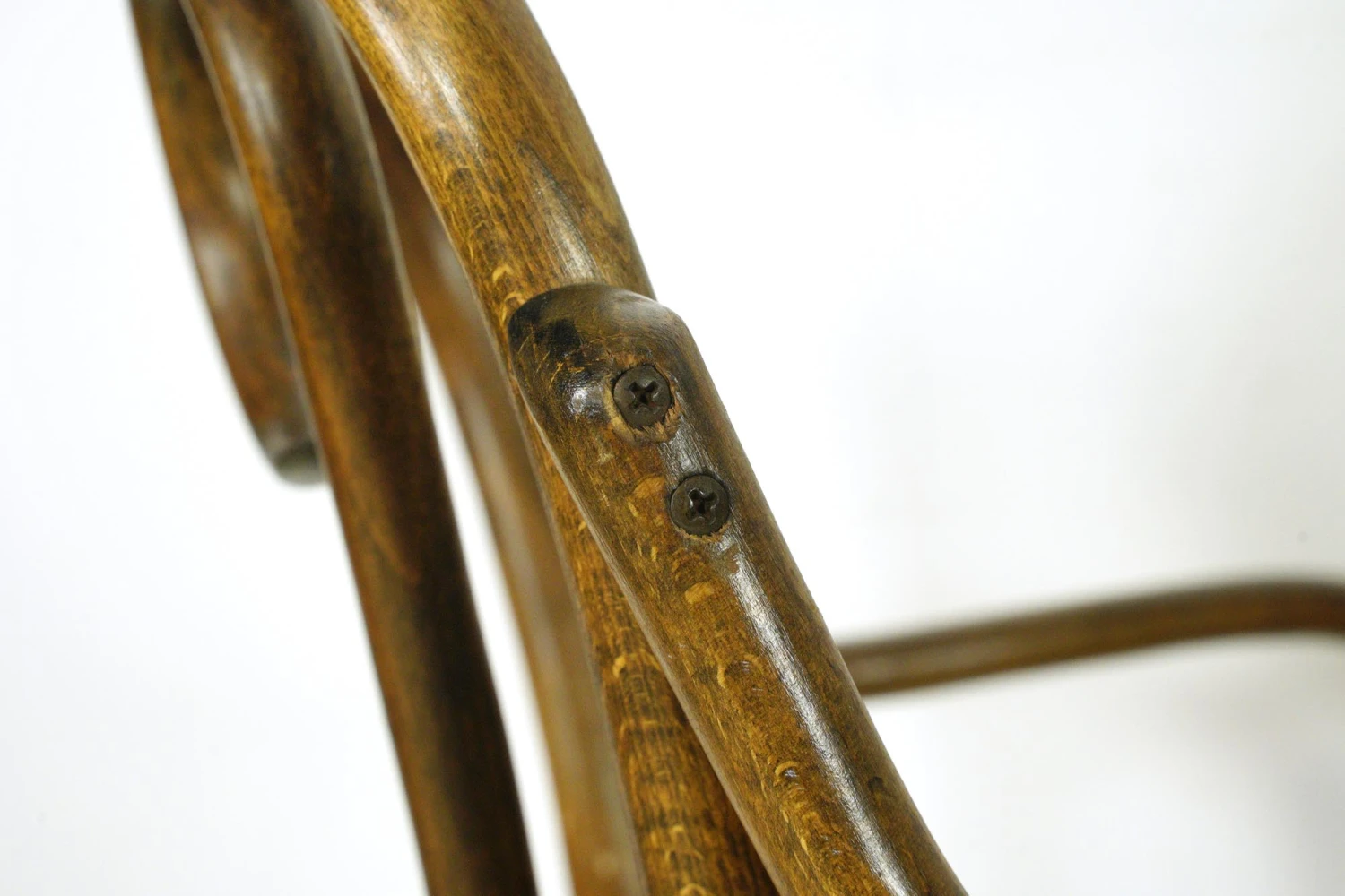 Set Of 6 Vintage Bentwood Floral Upholstery Arm Chairs 9 Set Of 6 Vintage Bentwood Floral Upholstery Arm Chairs - Image 7