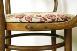 Set Of 6 Vintage Bentwood Floral Upholstery Arm Chairs 25 Set Of 6 Vintage Bentwood Floral Upholstery Arm Chairs -OGT Sale Store q285517 08