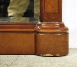 Traditional Medium Tone Wood Beveled Mantel Wall Mirror 16 Traditional Medium Tone Wood Beveled Mantel Wall Mirror -OGT Sale Store q285519 05