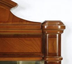 Traditional Medium Tone Wood Beveled Mantel Wall Mirror 17 Traditional Medium Tone Wood Beveled Mantel Wall Mirror -OGT Sale Store q285519 06