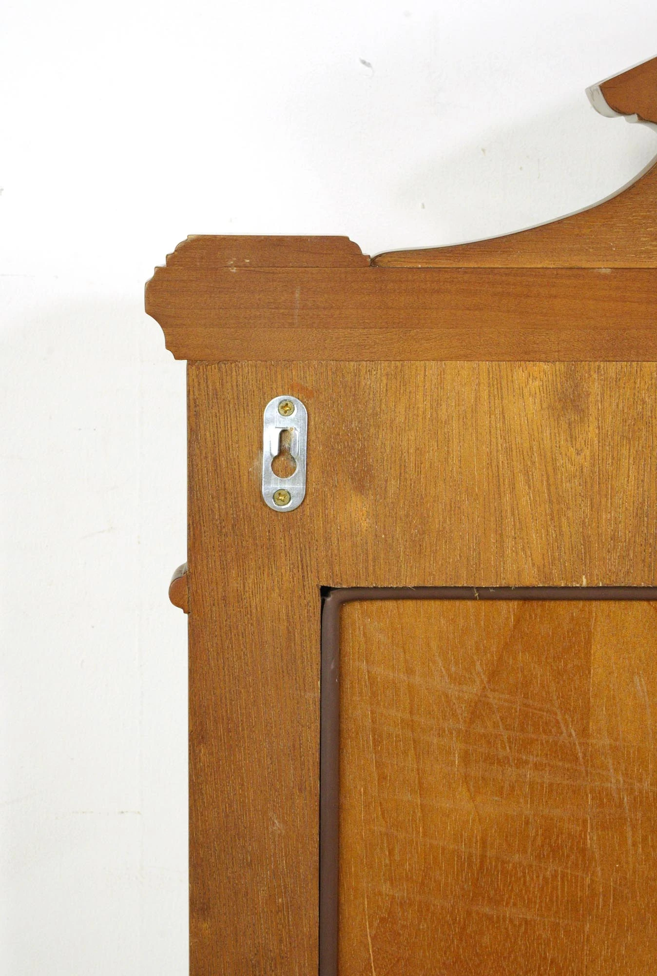 Traditional Medium Tone Wood Beveled Mantel Wall Mirror 12 Traditional Medium Tone Wood Beveled Mantel Wall Mirror - Image 10